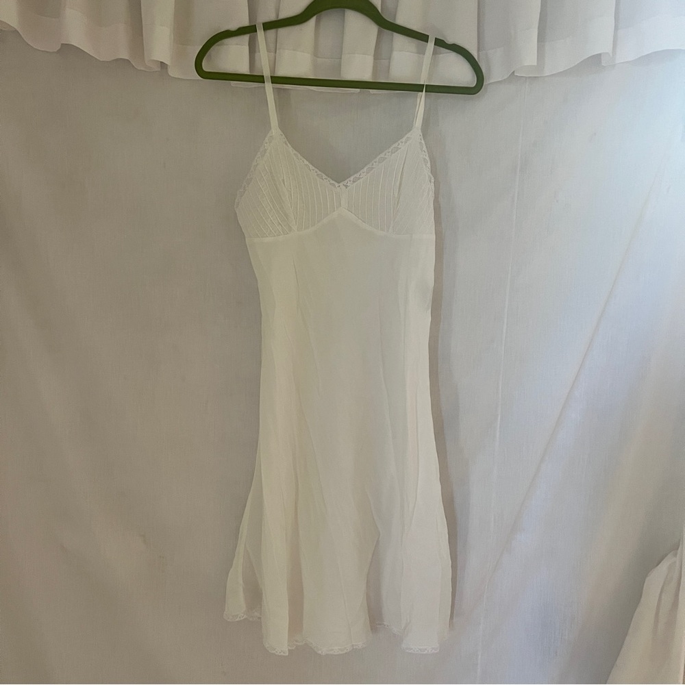 Gorgeous white slip dress